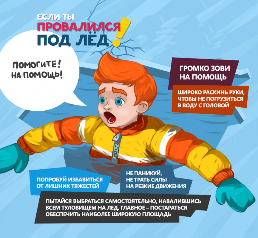 Правила поведения на льду.